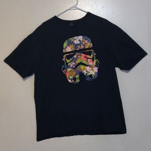 Disney Tropical Stormtrooper STAR WARS shirt 2XL NWOT  Black